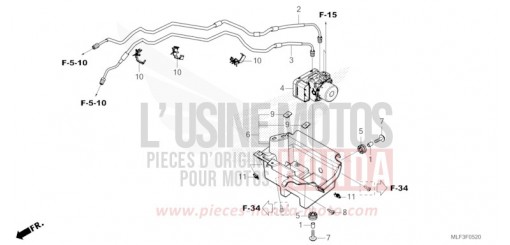 MODULATEUR ABS/TUYAU DE FREIN NT1100DP de 2023